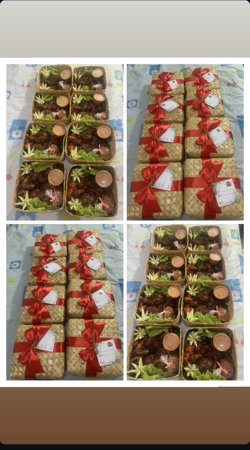 Kumpulan hampers besek pesanan Dapoer Three D